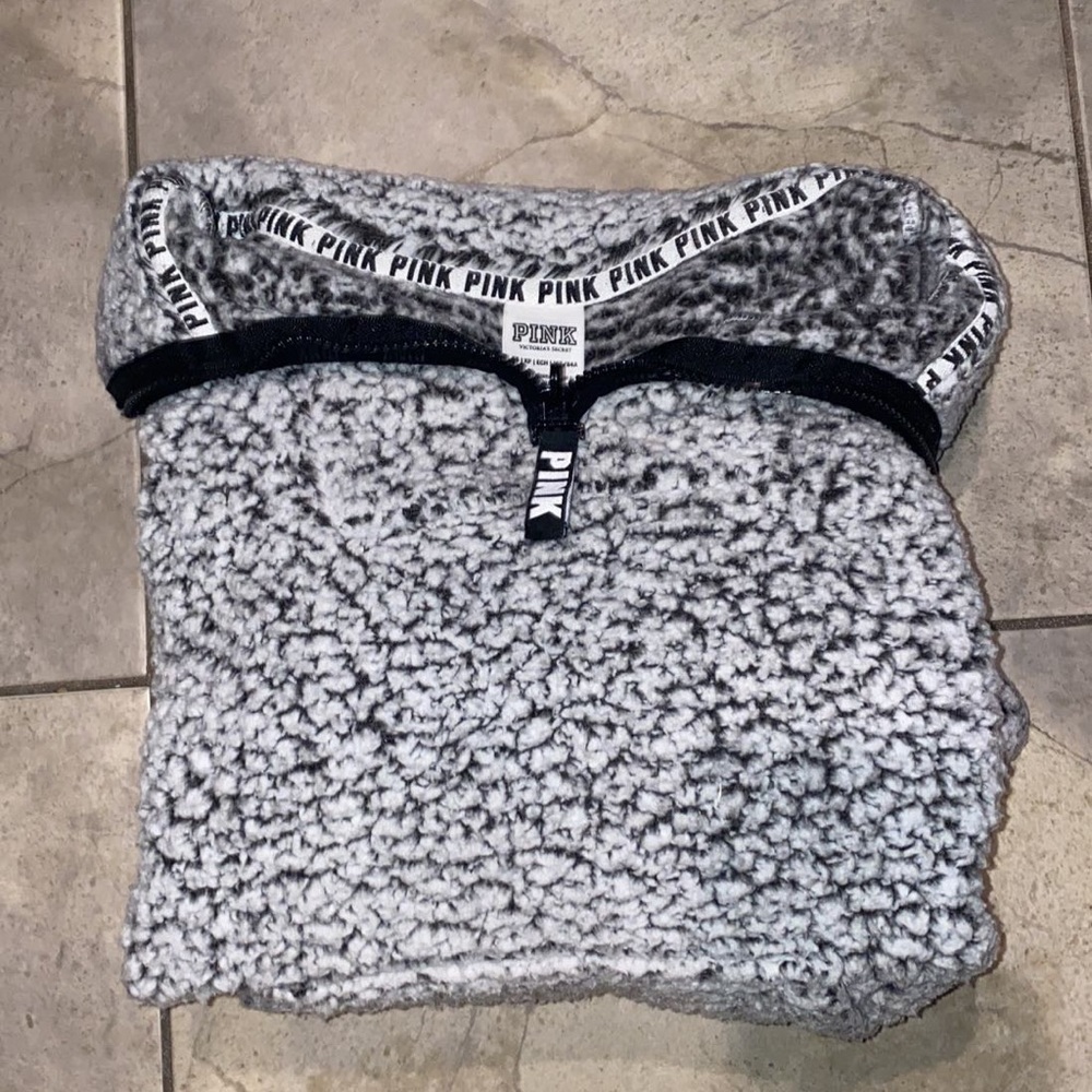 Victoria secret pink quarter zip